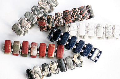 Gemstone Cuff Bracelets - Fierce Lynx Designs