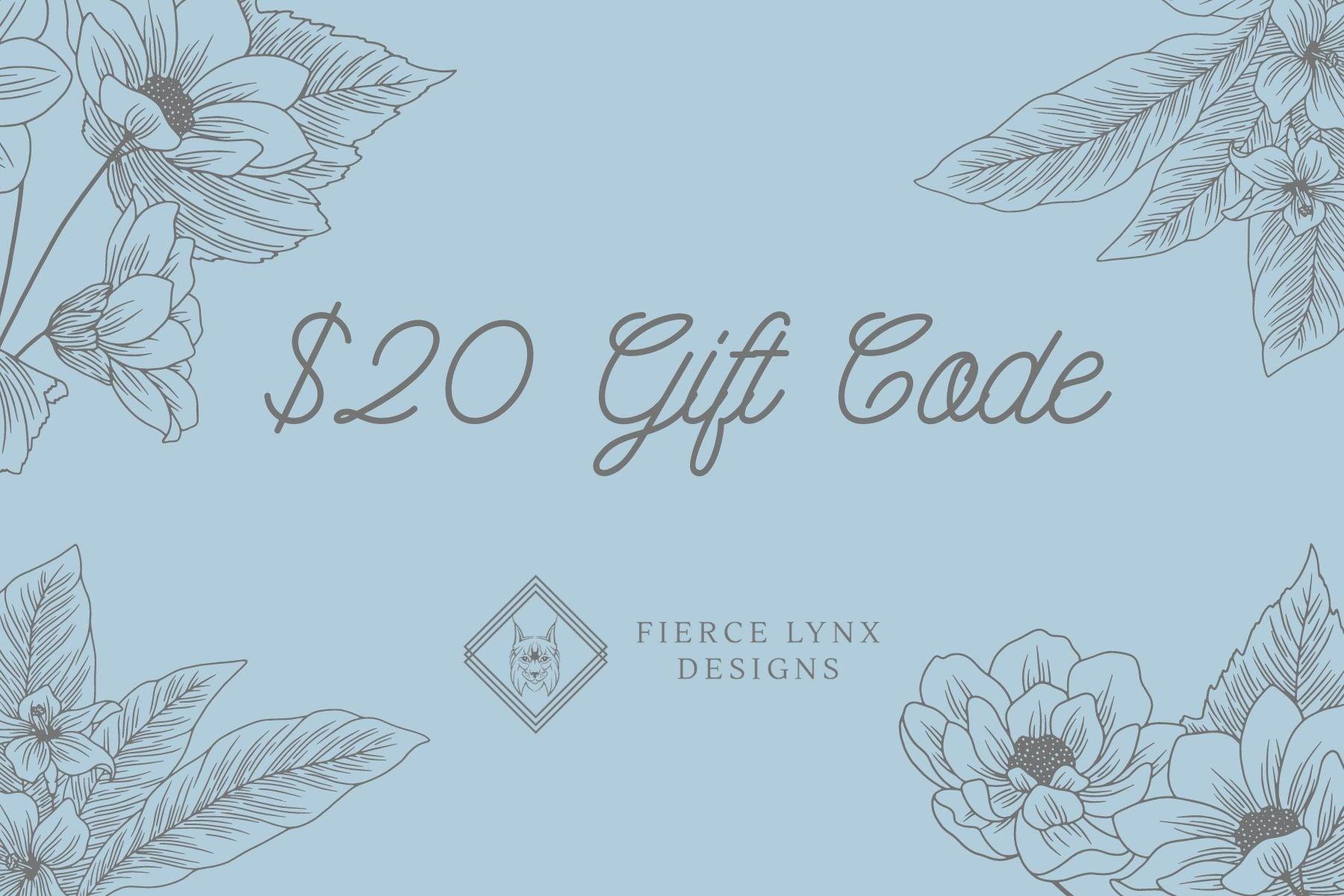 Gift Card - Fierce Lynx Designs