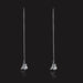 Sterling Silver Eiffel Tower Threader Earrings - Fierce Lynx Designs