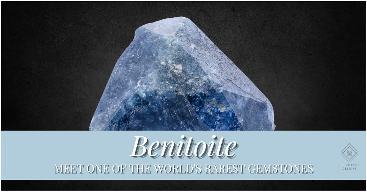 1.21 carat authentic Benitoite crystal