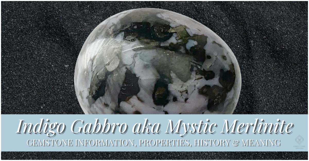 Indigo Gabbro (aka Mystic Merlinite) Gemstone Information