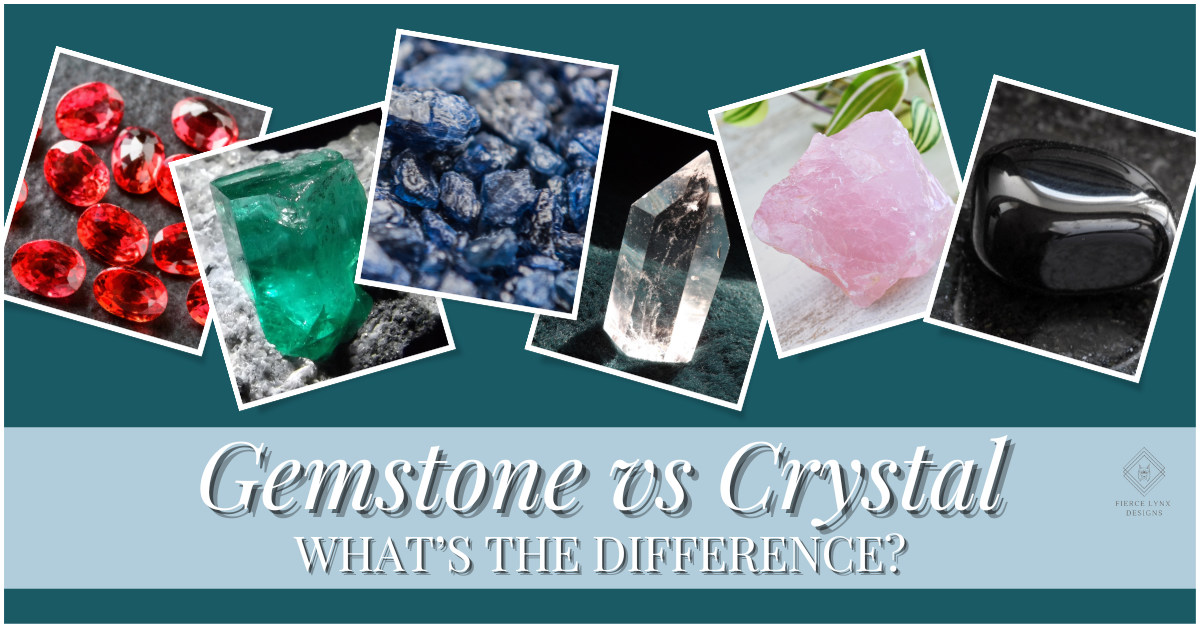 gemstone vs crystal - what's the difference