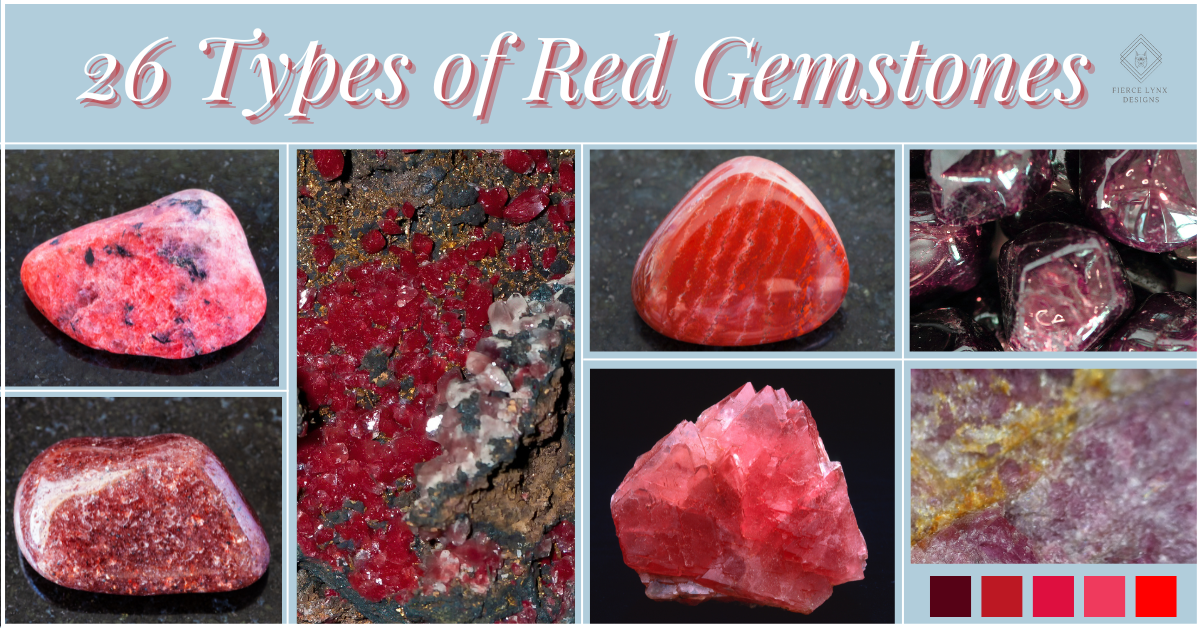 red gemstones used in jewelry making