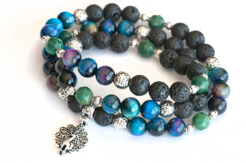 Wrap Stretch Gemstone Bracelets - Fierce Lynx Designs