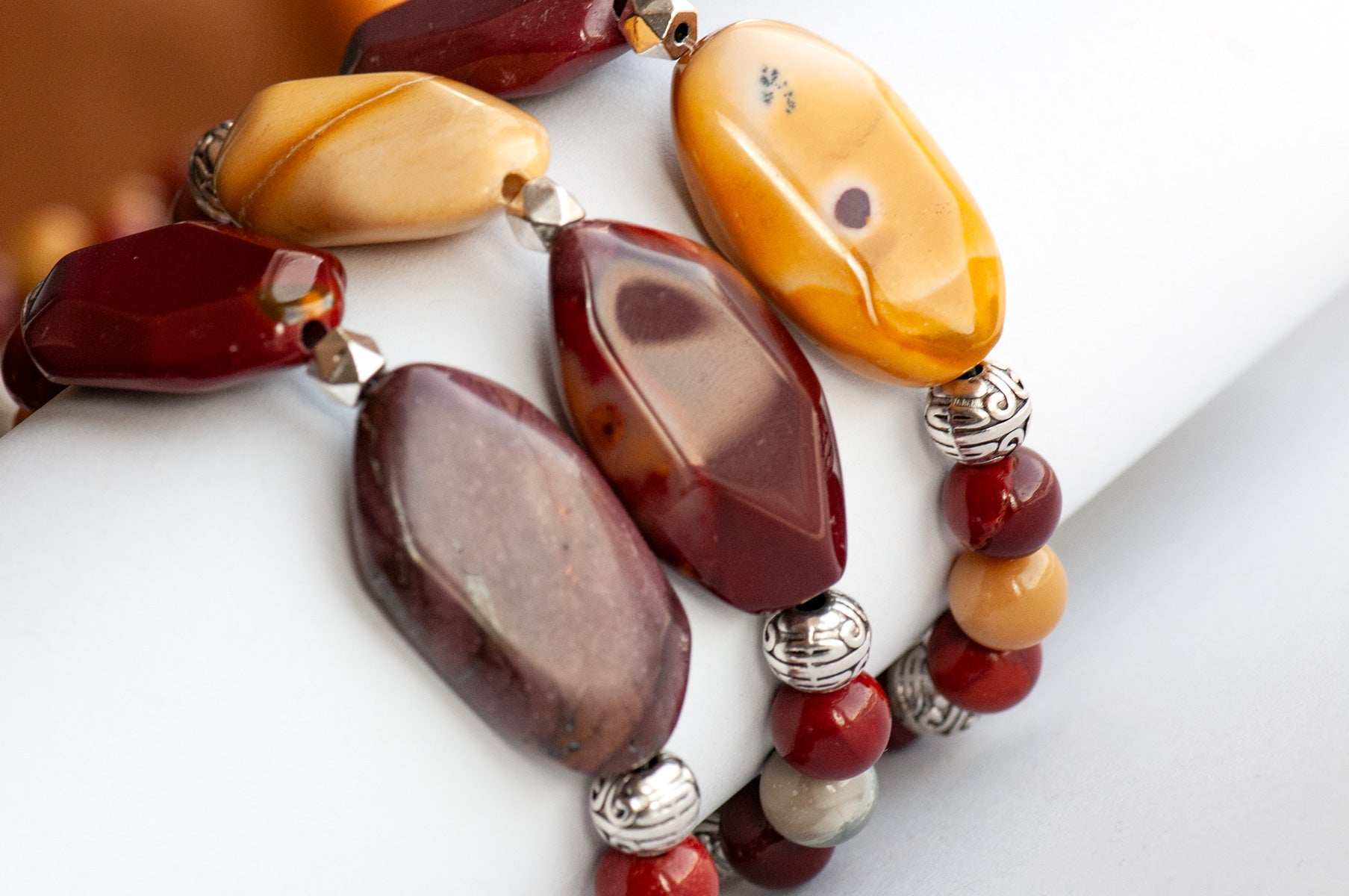 Single Stone Stackables - Mookaite Jasper - Fierce Lynx Designs