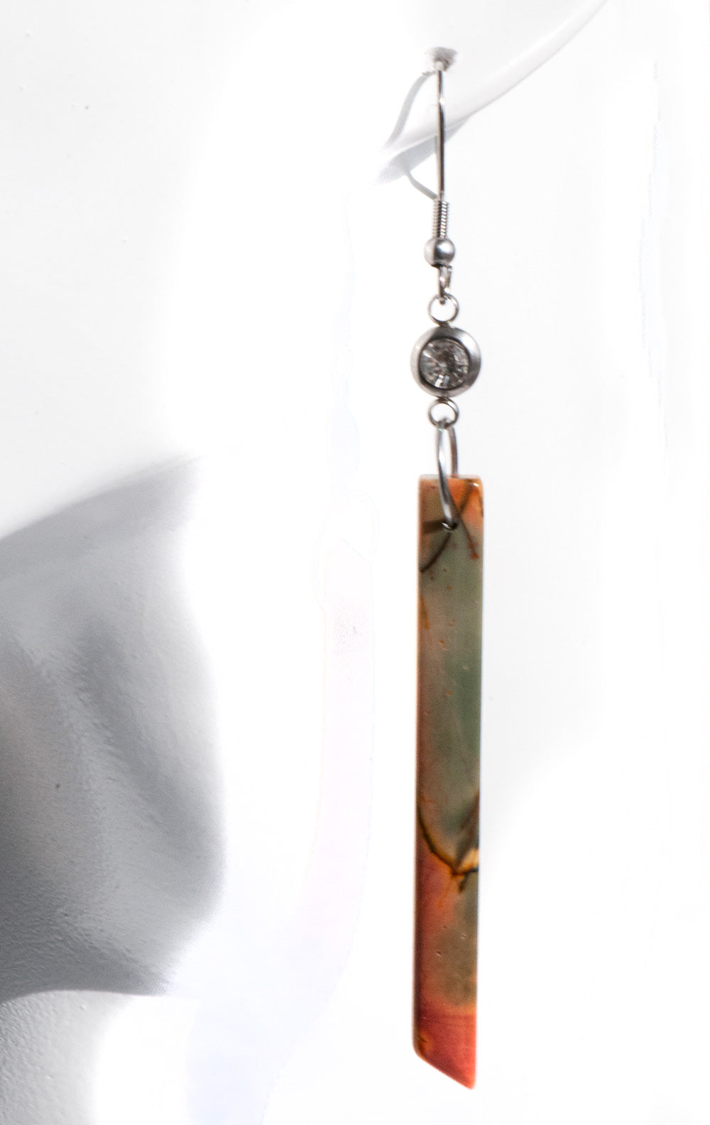 Red Creek Jasper Spike Earrings - Fierce Lynx Designs