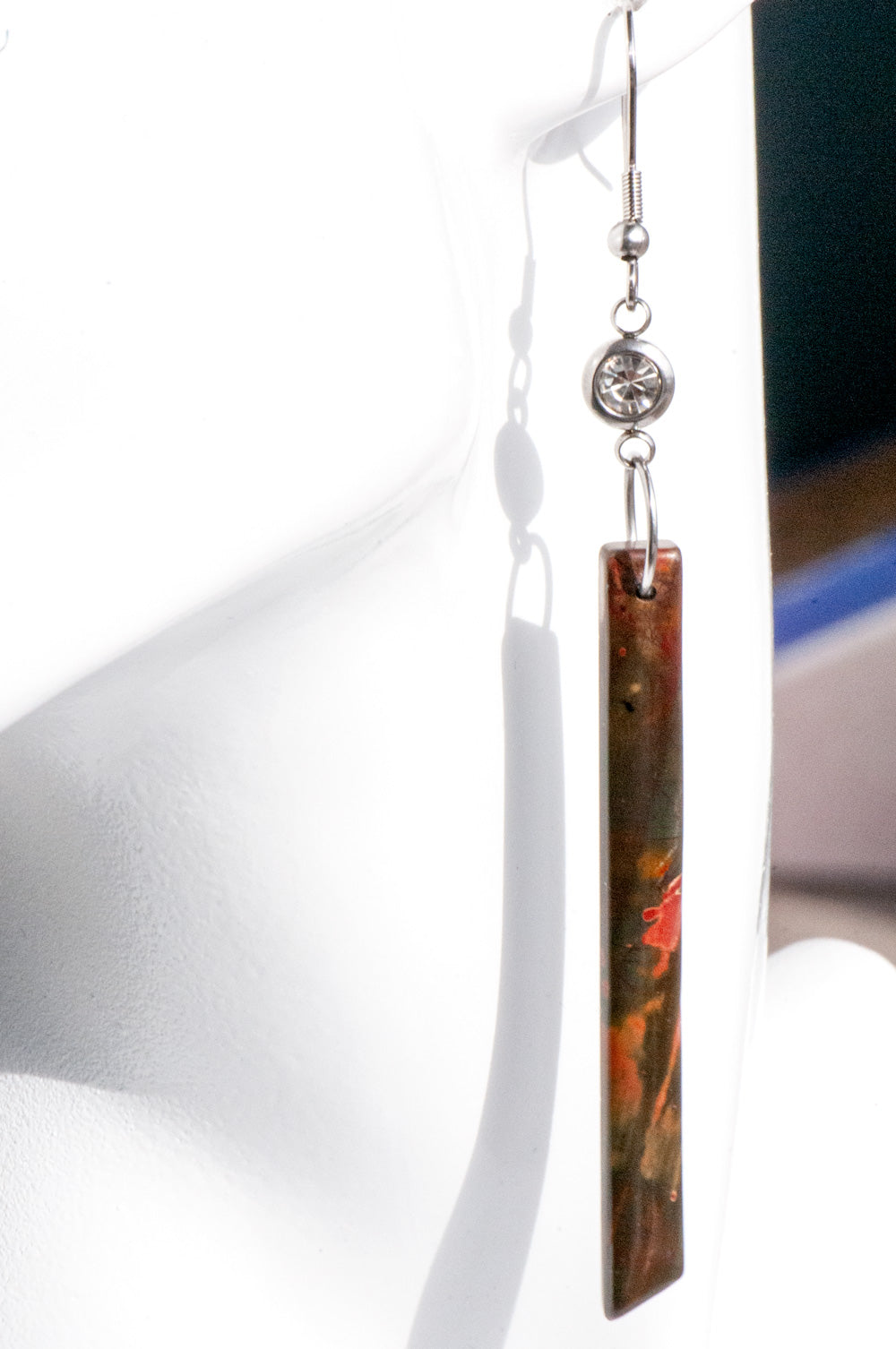 Red Creek Jasper Spike Earrings - Fierce Lynx Designs