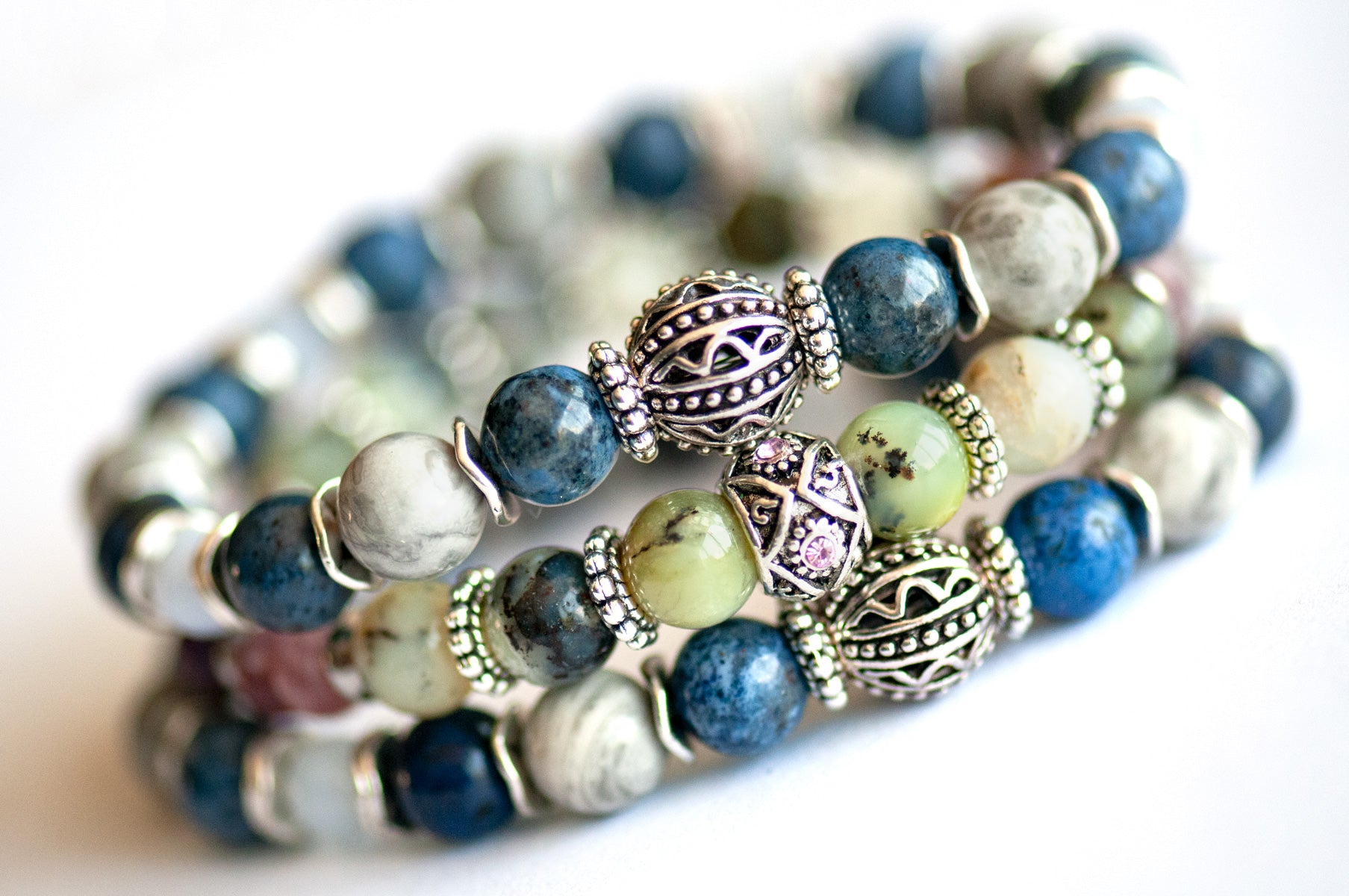 Heather Harbour - Gemstone Bracelet set handmade in Canada