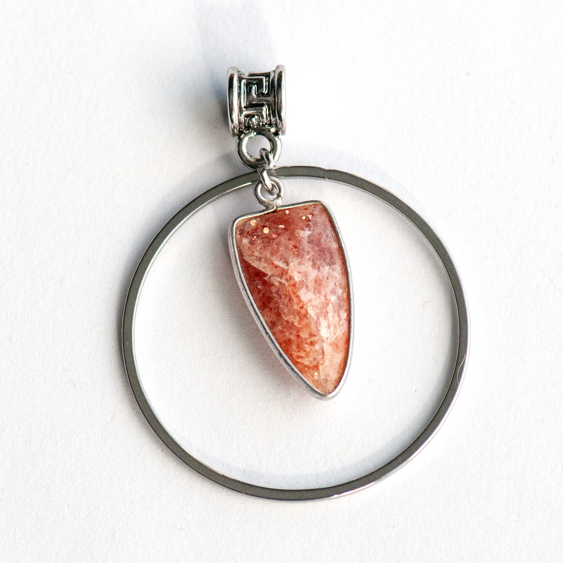 Solar Lynx - Sunstone Pendant with customizable chain
