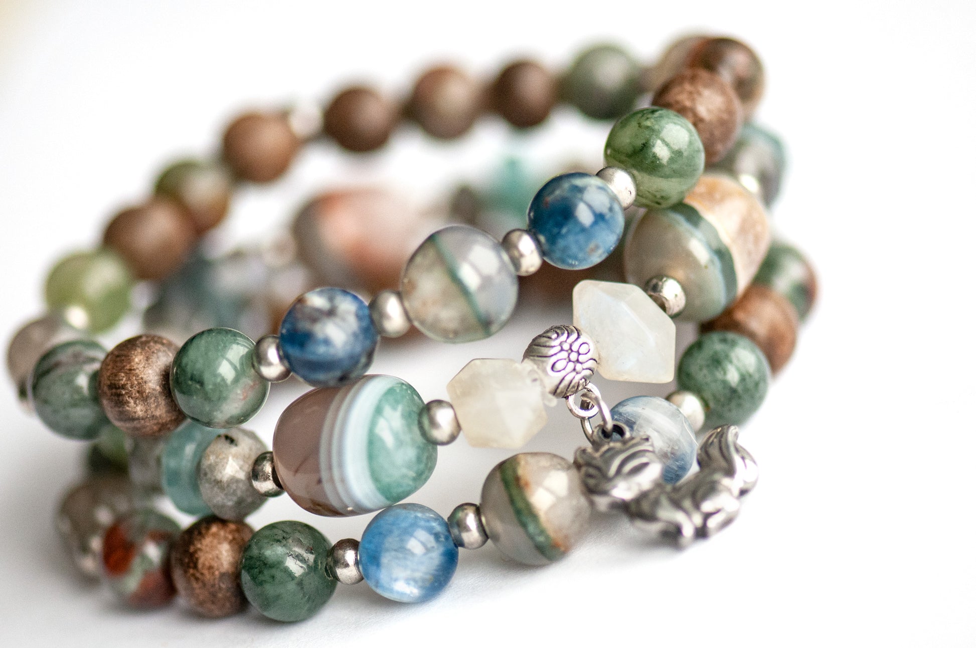 Handcrafted Mythical Lynx Collection bracelet with transformation and wisdom symbolism