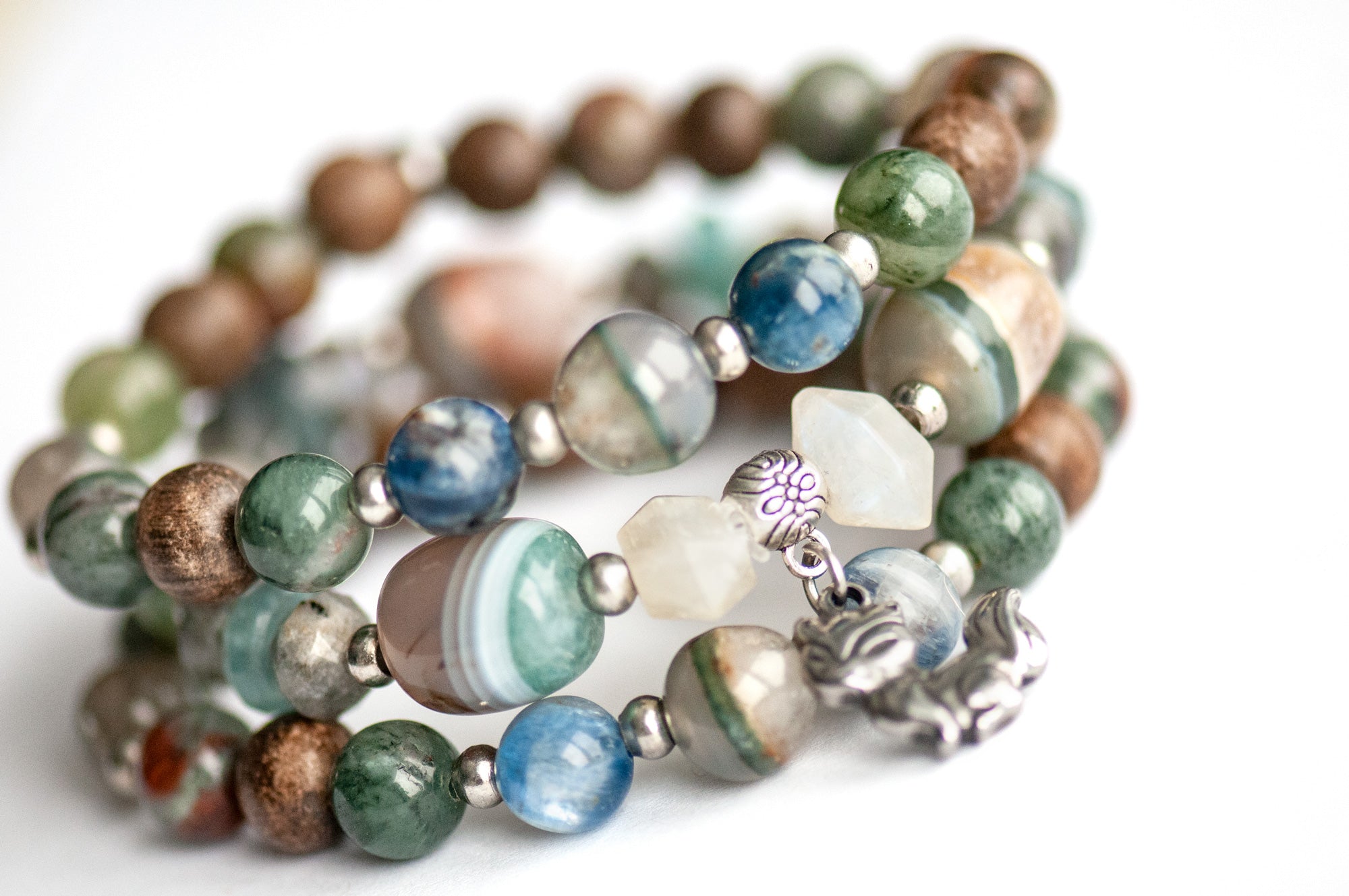 Handcrafted Mythical Lynx Collection bracelet with transformation and wisdom symbolism