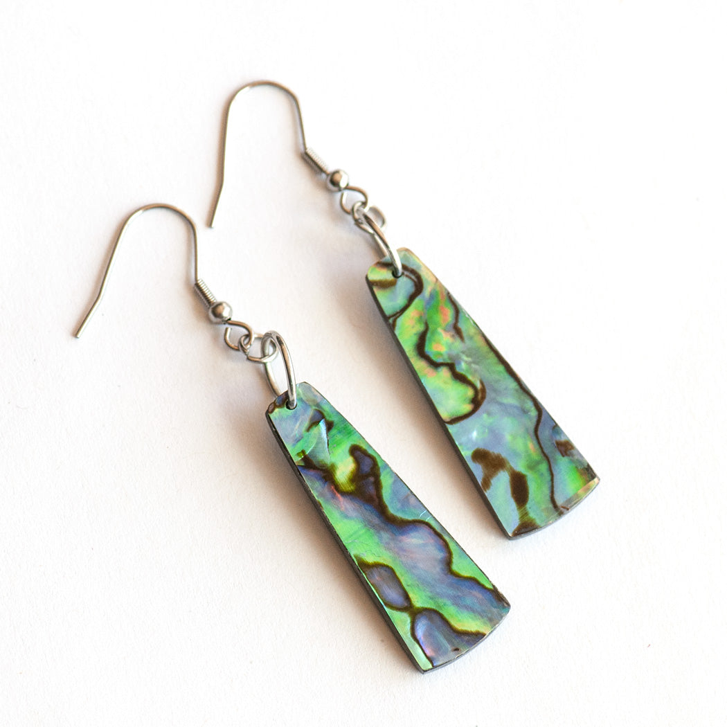 Abalone & Mother of Pearl Drop Earrings
