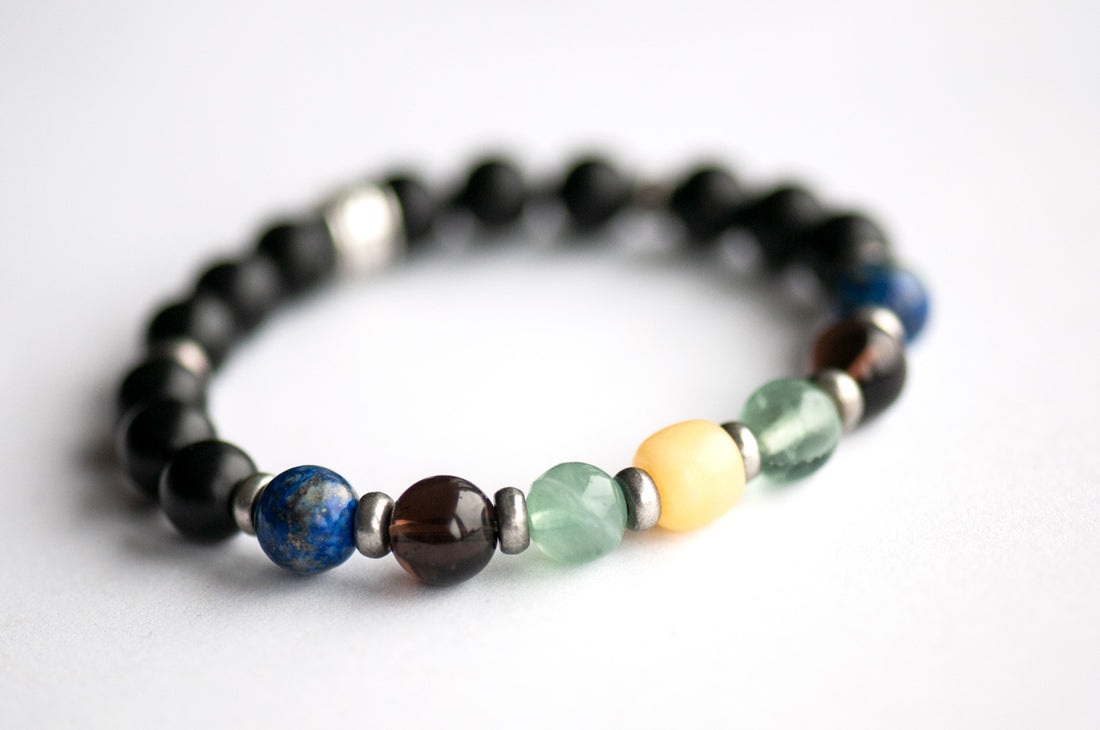 Fierce Lynx Designs focus and study gemstone bracelet