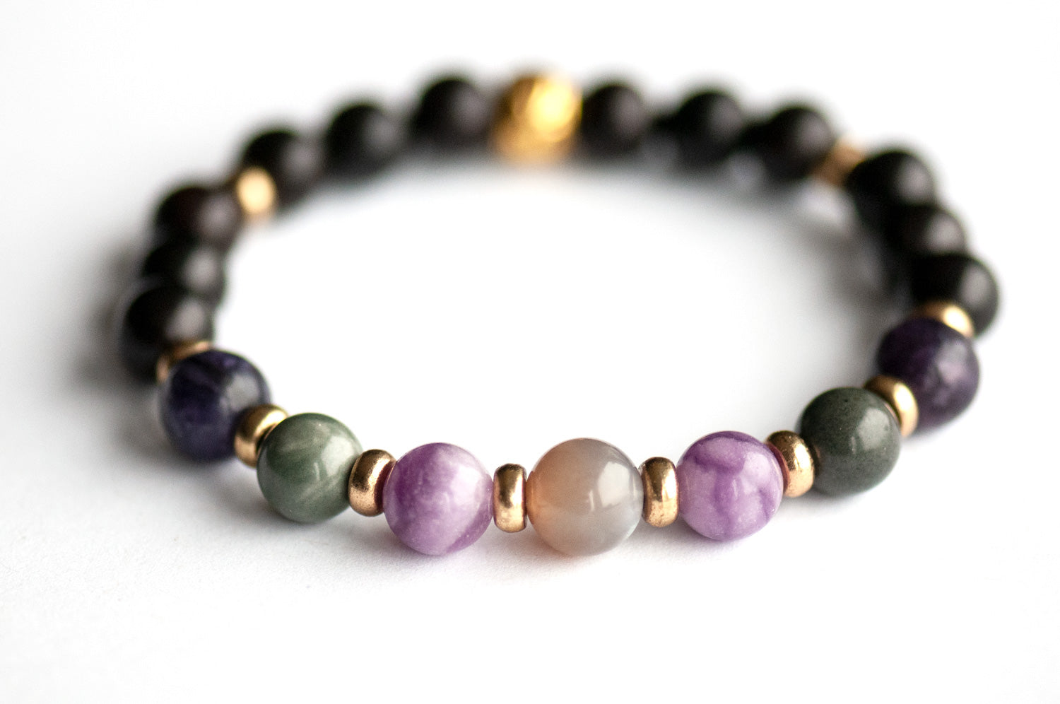 Fierce Lynx Designs gemstone bracelet for anxiety support