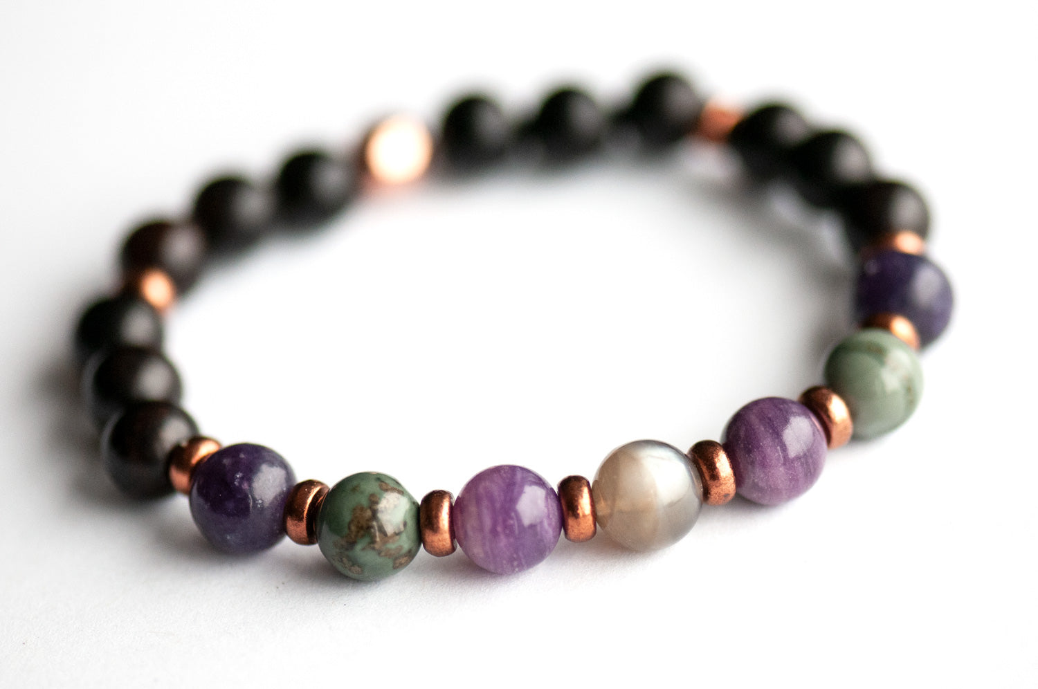 Fierce Lynx Designs gemstone bracelet for anxiety support