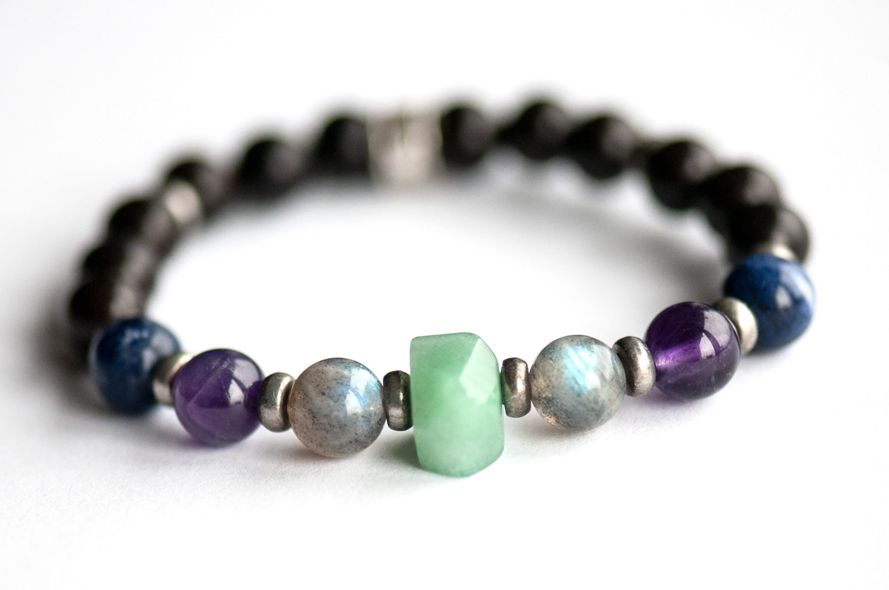 Fierce Imagination Bracelet with Aventurine and Labradorite – crystal bracelet for creativity