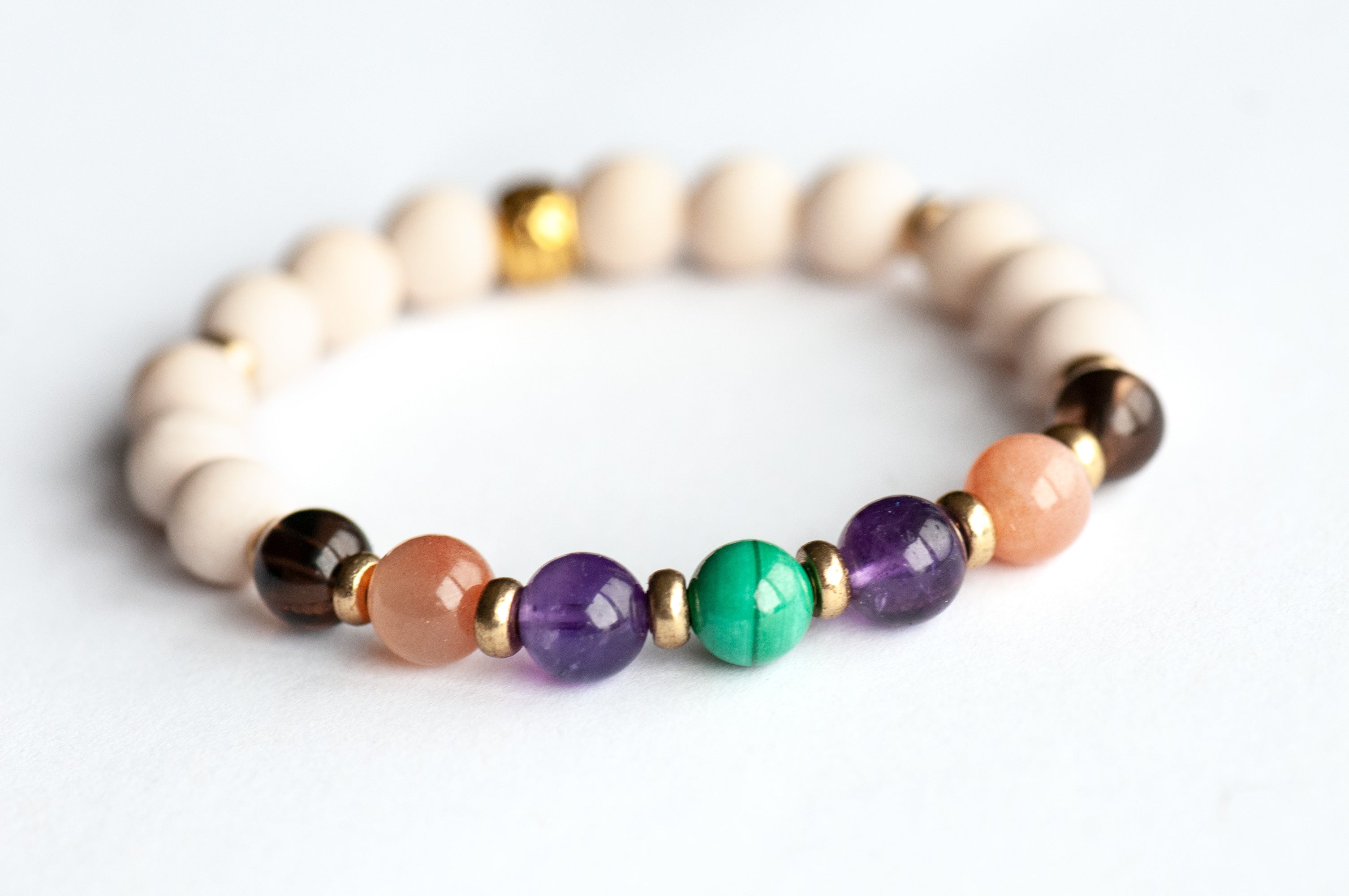 Fierce Lynx Designs Fierce Ease bracelet – handmade wellness jewelry for women