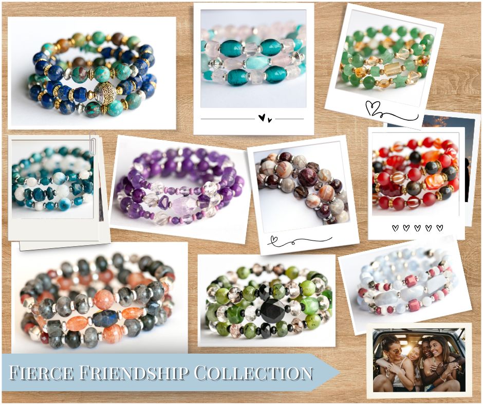 Fierce Friendship Gemstone Bracelet Collection