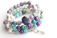 Handmade gemstone bracelet set for International Women's Day