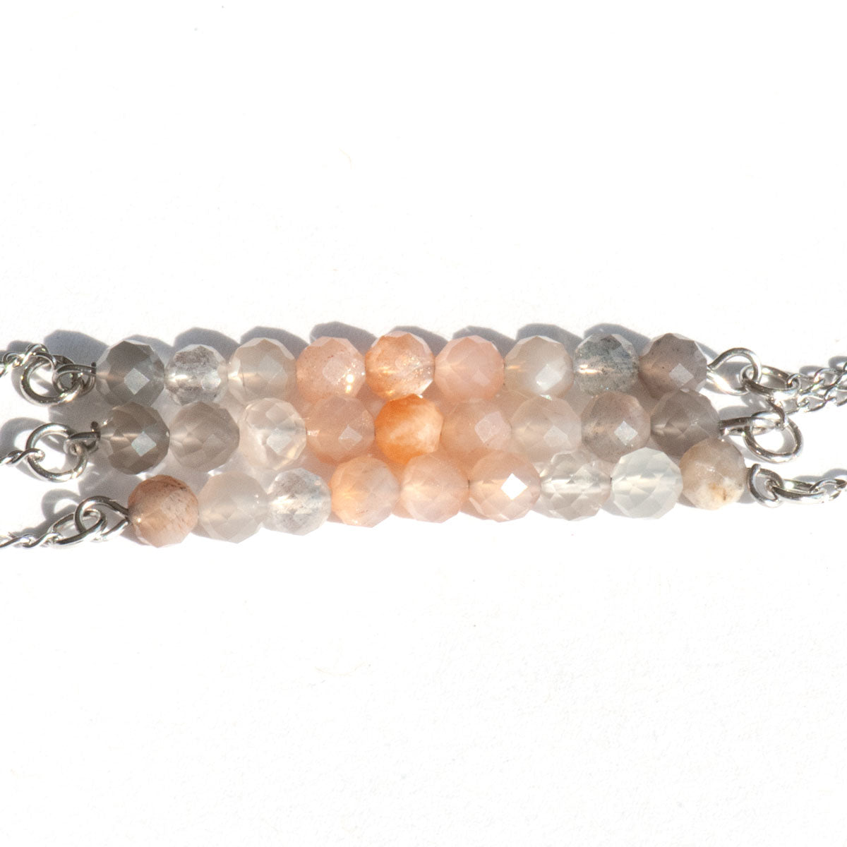 ombre moonstone pendant necklace handmade in canada