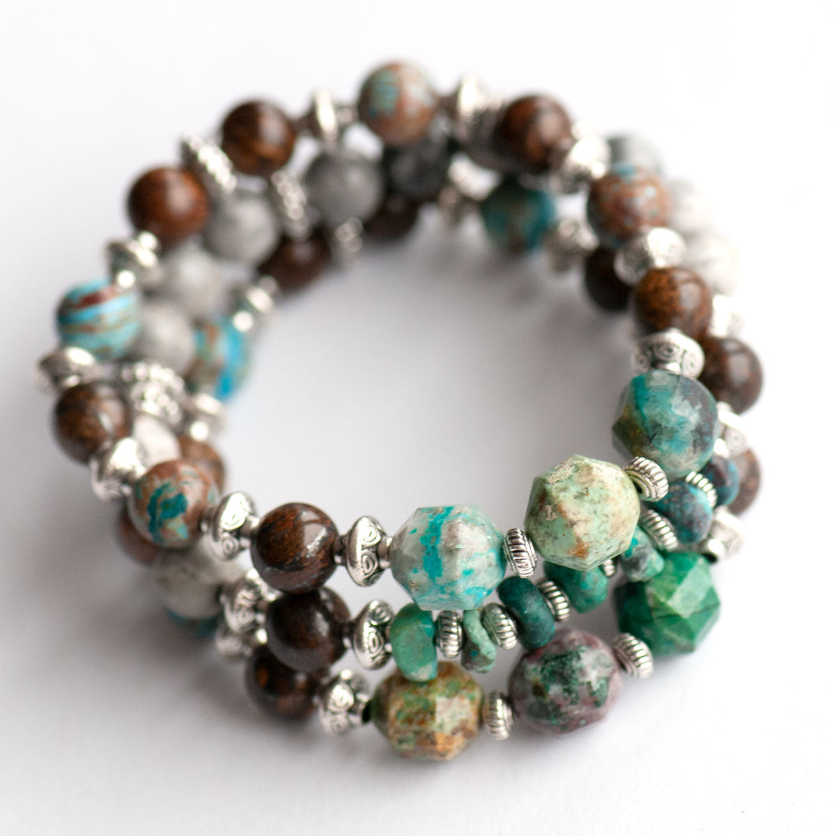 Empowered Lynx - Gemstone Bracelet Set - Fierce Lynx Designs