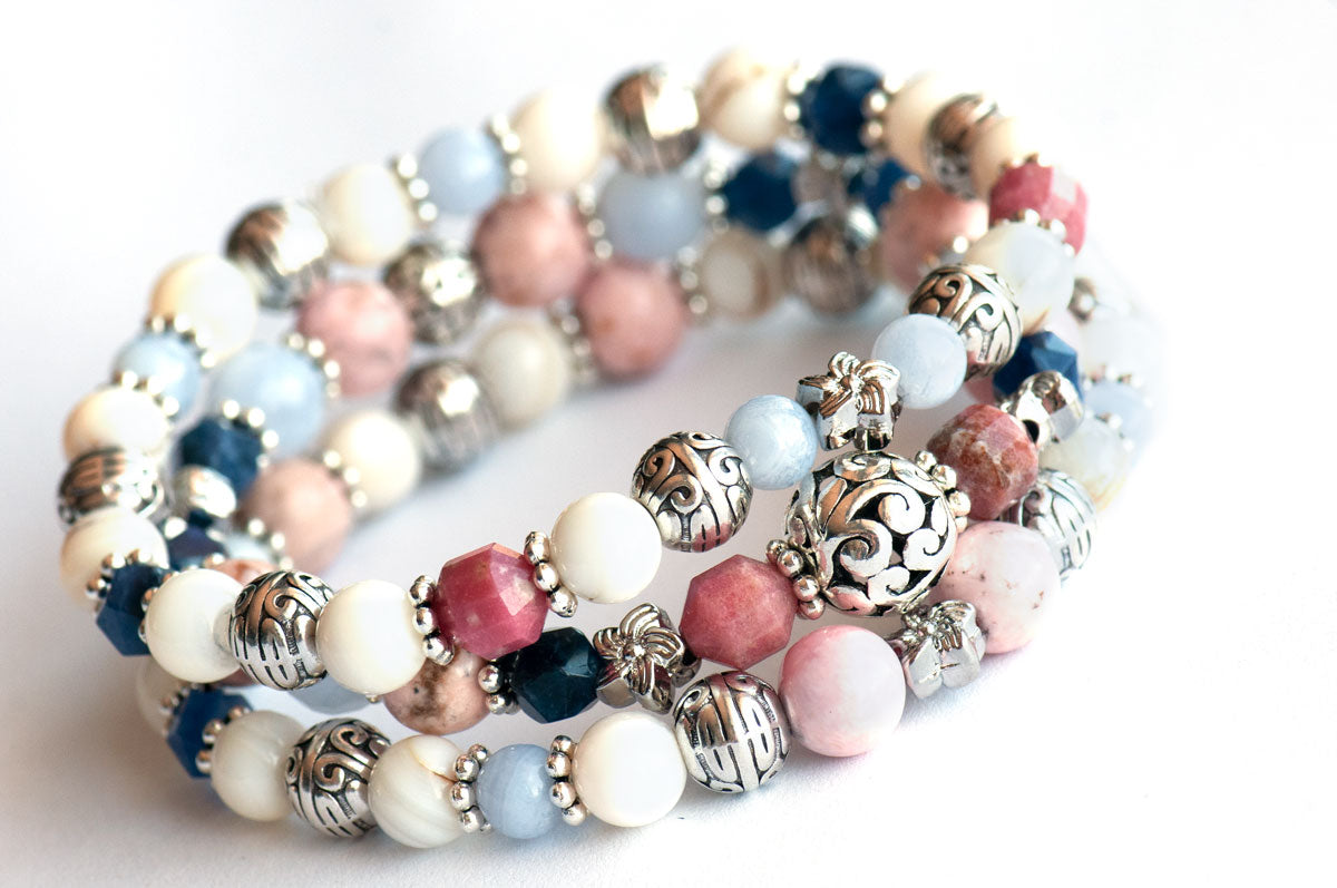 Wildflower Bouquet - Gemstone Bracelet Set - Fierce Lynx Designs