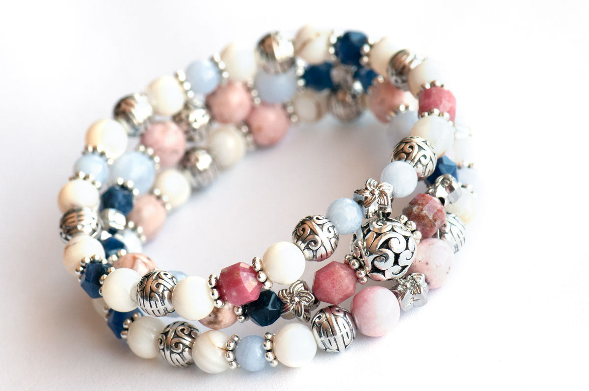 Wildflower Bouquet - Gemstone Bracelet Set - Fierce Lynx Designs