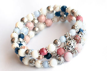 Wildflower Bouquet - Gemstone Bracelet Set - Fierce Lynx Designs