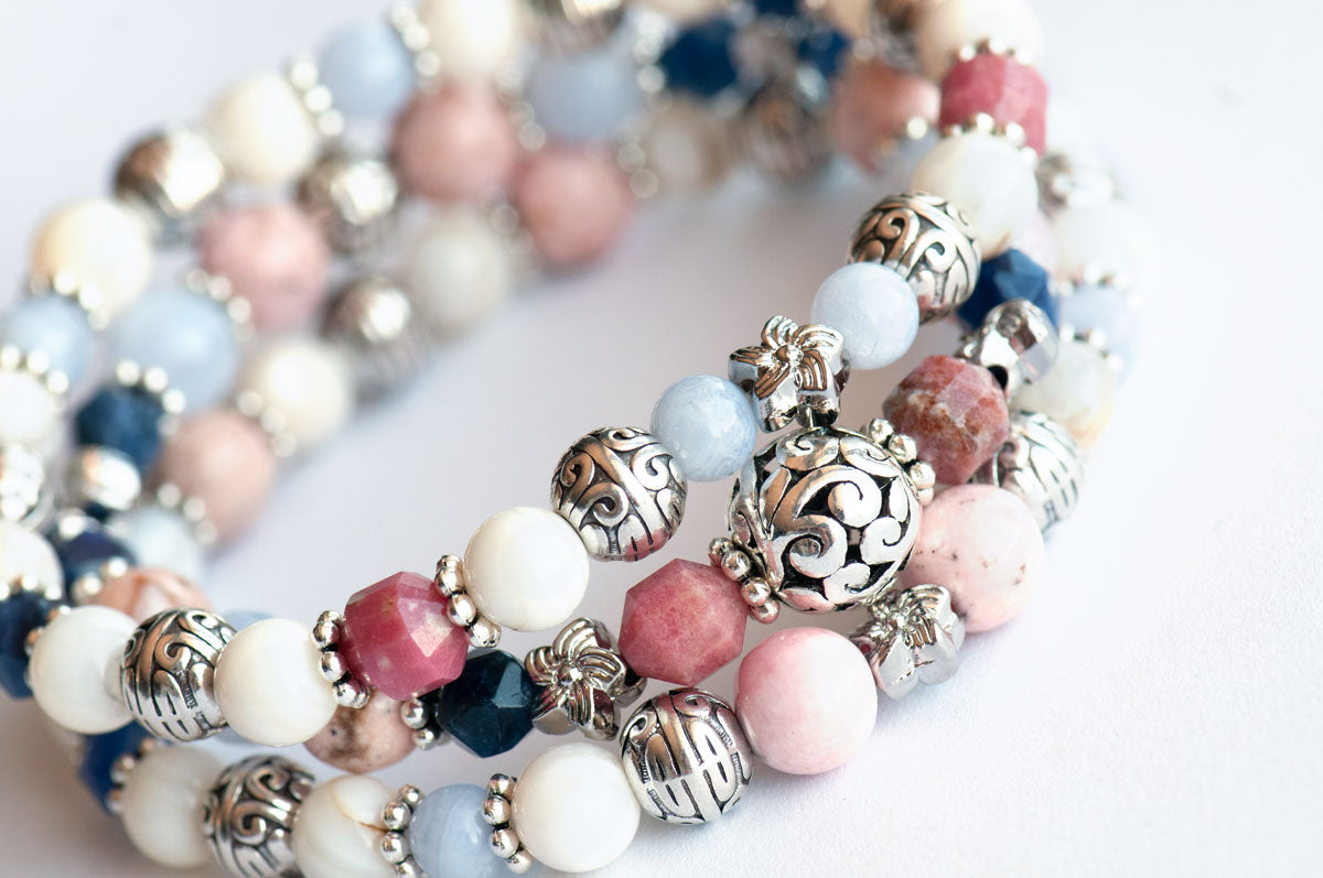 Wildflower Bouquet - Gemstone Bracelet Set - Fierce Lynx Designs