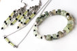 August birthstone jewellery with peridot and spinel