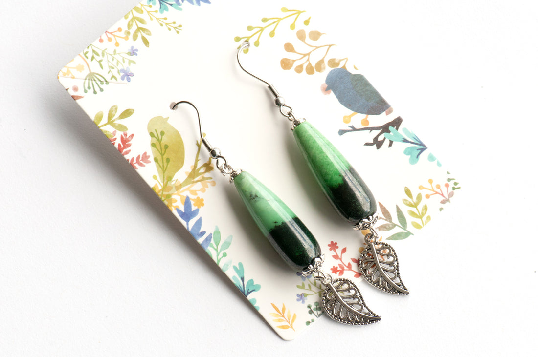 Fierce Growth Green Garnet Earrings - Fierce Lynx Designs