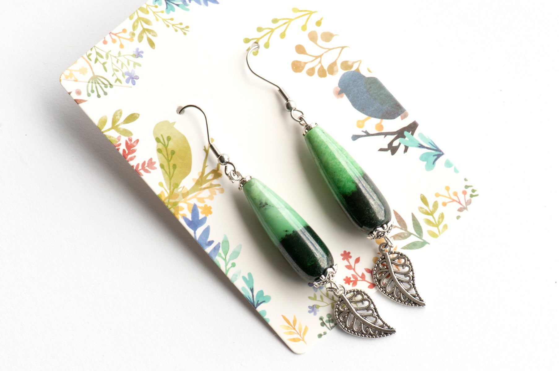 Fierce Growth Green Garnet Earrings - Fierce Lynx Designs