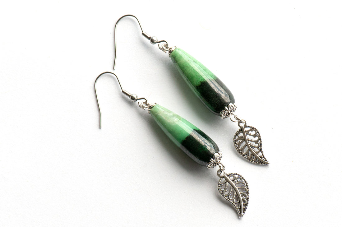 Fierce Growth Green Garnet Earrings - Fierce Lynx Designs