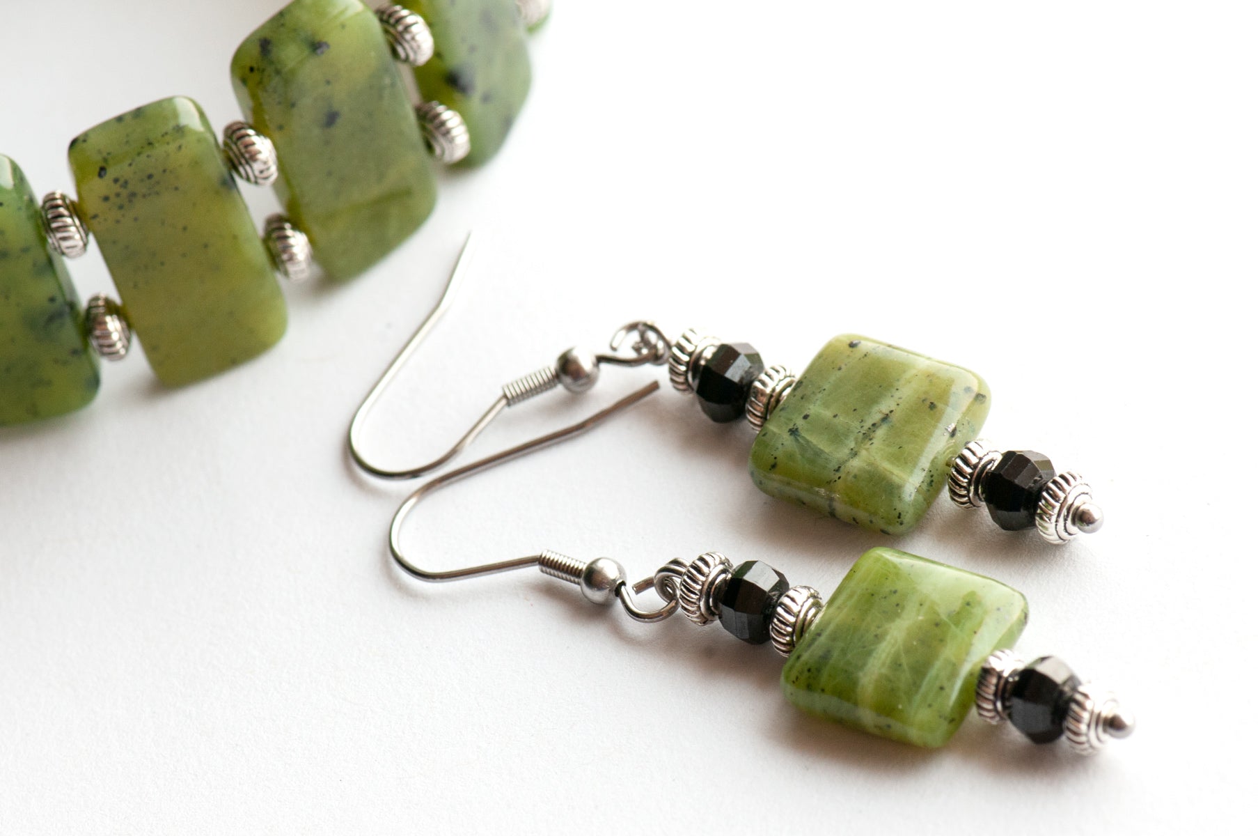 Canadian Jade jewelry handmade in New Brunswick