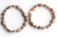 Buy Sunstone and Unakite handmade bracelets handmade in Canada