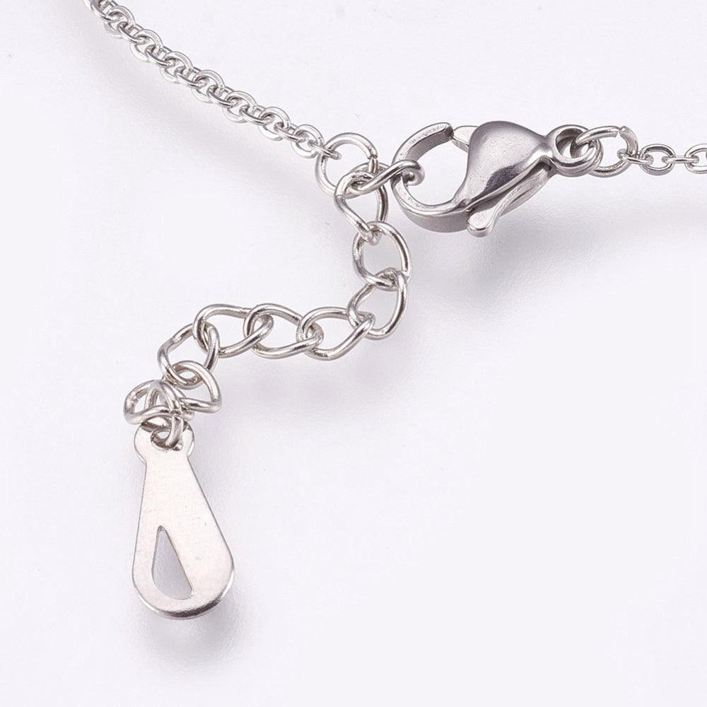 Beautiful Earth Stainless Steel Link Bracelet - Fierce Lynx Designs