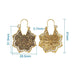 Boho Style Alloy Dangle Hoop Earrings Gold or Silver - Fierce Lynx Designs