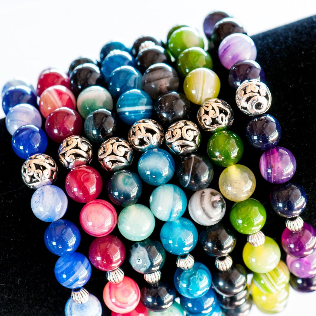Colourful Lynx - Stackable Stretch Bracelet - Fierce Lynx Designs