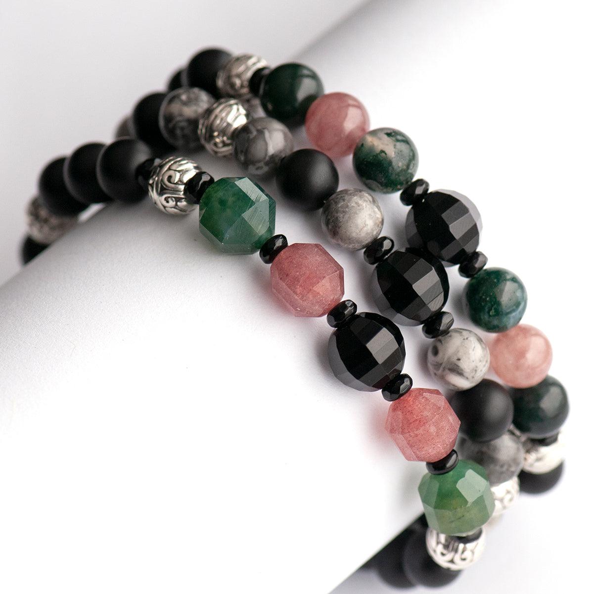 Confident Lynx three bracelet set