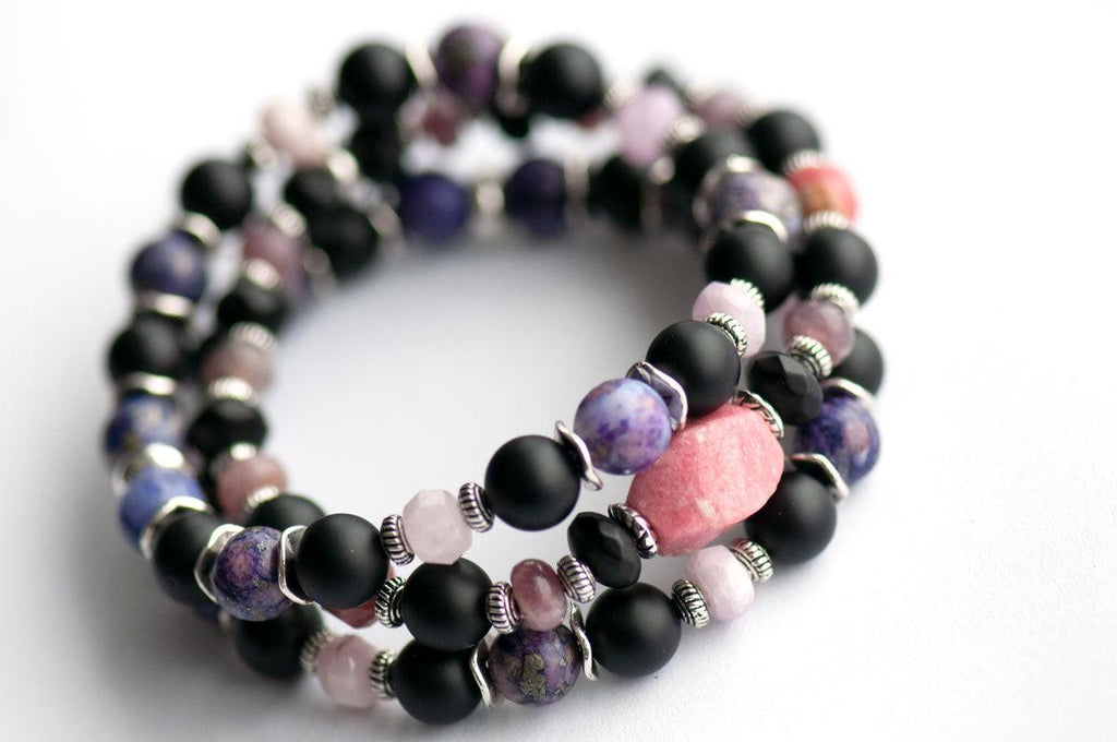 Fierce Optimism - Gemstone Bracelet Set