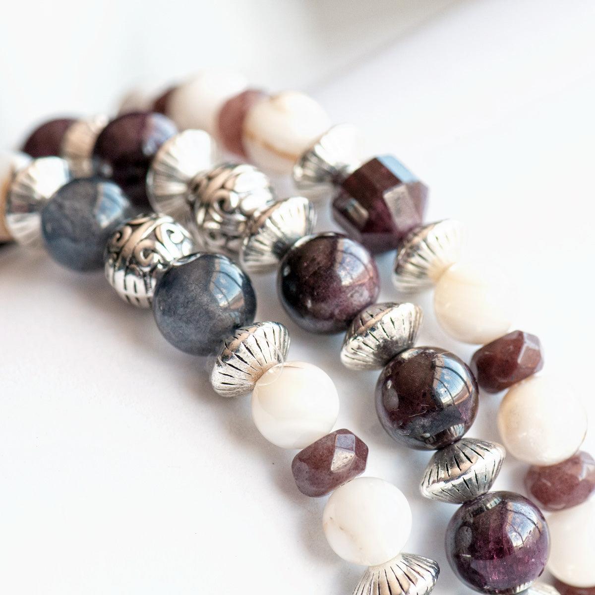 January birthstone garnet jewelry