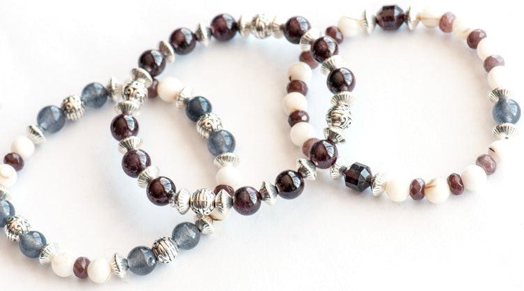 Garnet birthstone jewelry