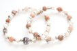 June birthstone moonstone and pearl bracelet set