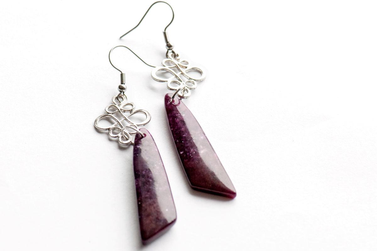 Lepidolite Earrings