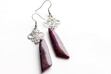 Lepidolite Earrings