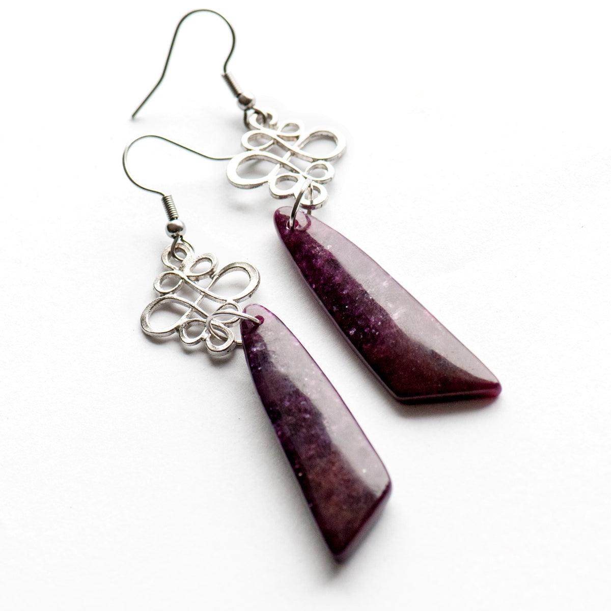 Lepidolite Earrings