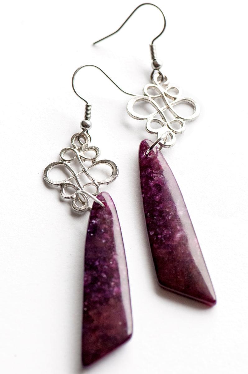 Lepidolite Earrings