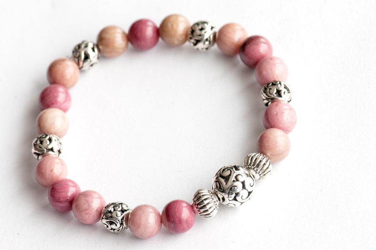 Rhodocrosite bracelet for sale