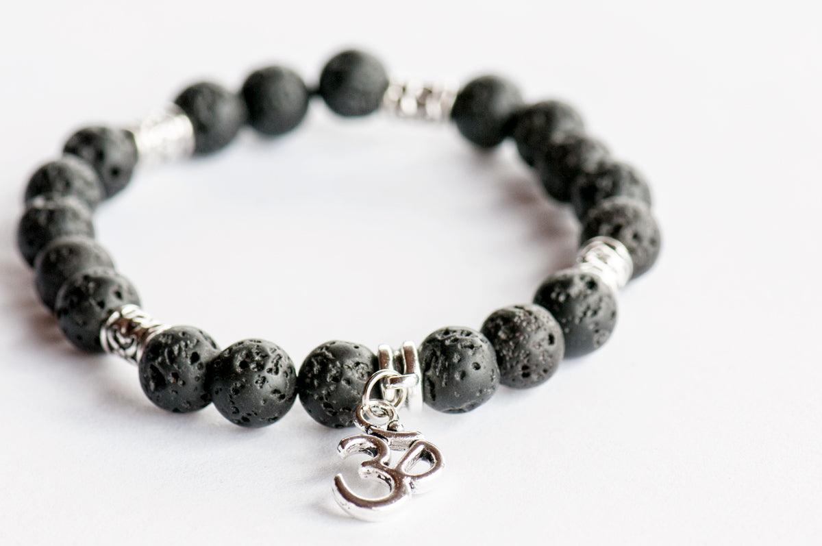 Single Stone Stackables - Lava Stone - Fierce Lynx Designs
