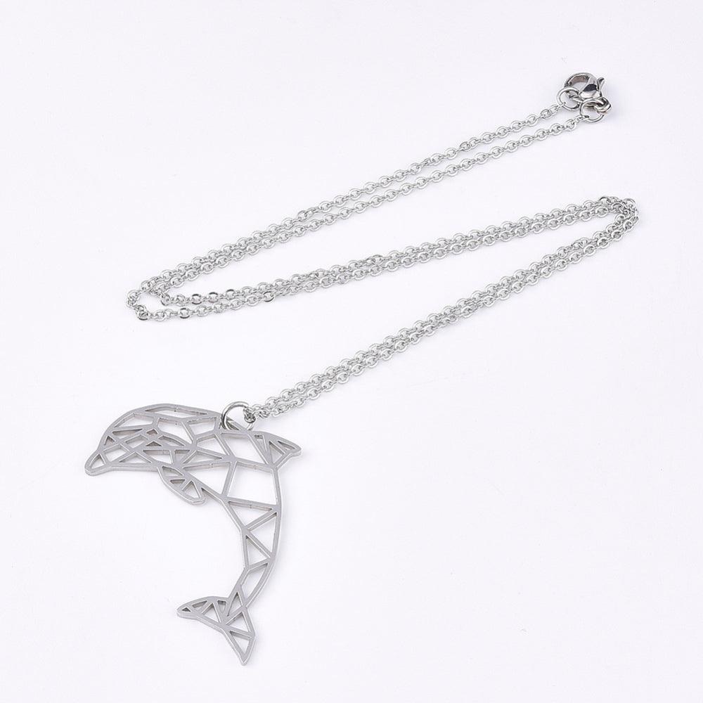 Stainless Steel Dolphin Necklace